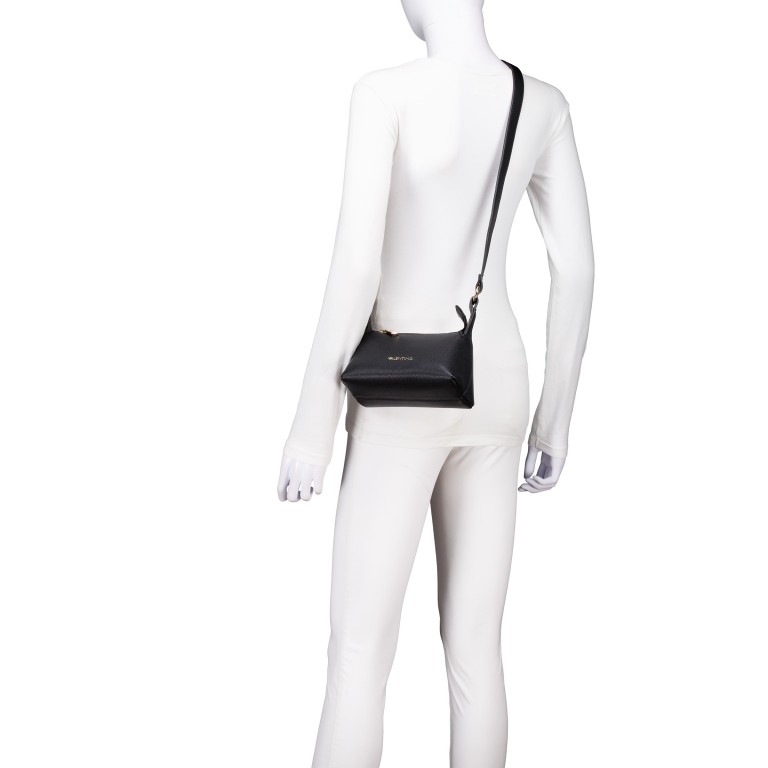 Umhängetasche Helen Nero, Farbe: schwarz, Marke: Valentino Bags, EAN: 8051941105950, Abmessungen in cm: 18.5x11x10.5, Bild 6 von 8
