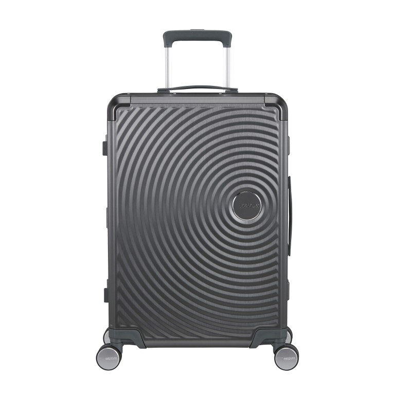 Koffer Soundbox 4-Rollen 68 cm Brushed Anthracite, Farbe: anthrazit, Marke: American Tourister, EAN: 5400520394187, Abmessungen in cm: 47x68x29, Bild 1 von 14