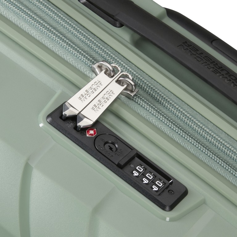 Koffer Flytwist Spinner 55 erweiterbar Botanic Green, Farbe: grün/oliv, Marke: American Tourister, EAN: 5400520349255, Abmessungen in cm: 40x55x20, Bild 10 von 15