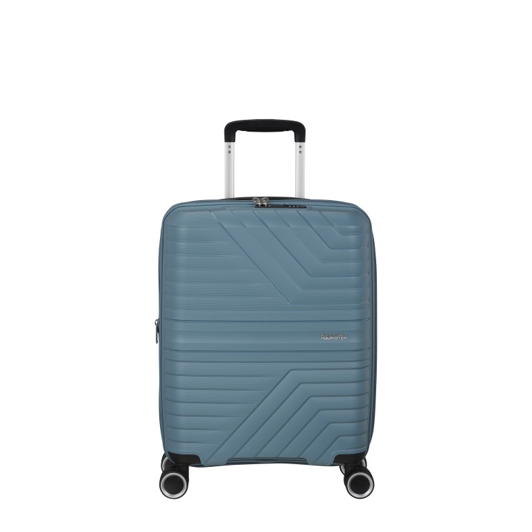 Koffer Flytwist Spinner 55 erweiterbar Storm Blue, Farbe: blau/petrol, Marke: American Tourister, EAN: 5400520329394, Abmessungen in cm: 40x55x20, Bild 1 von 15