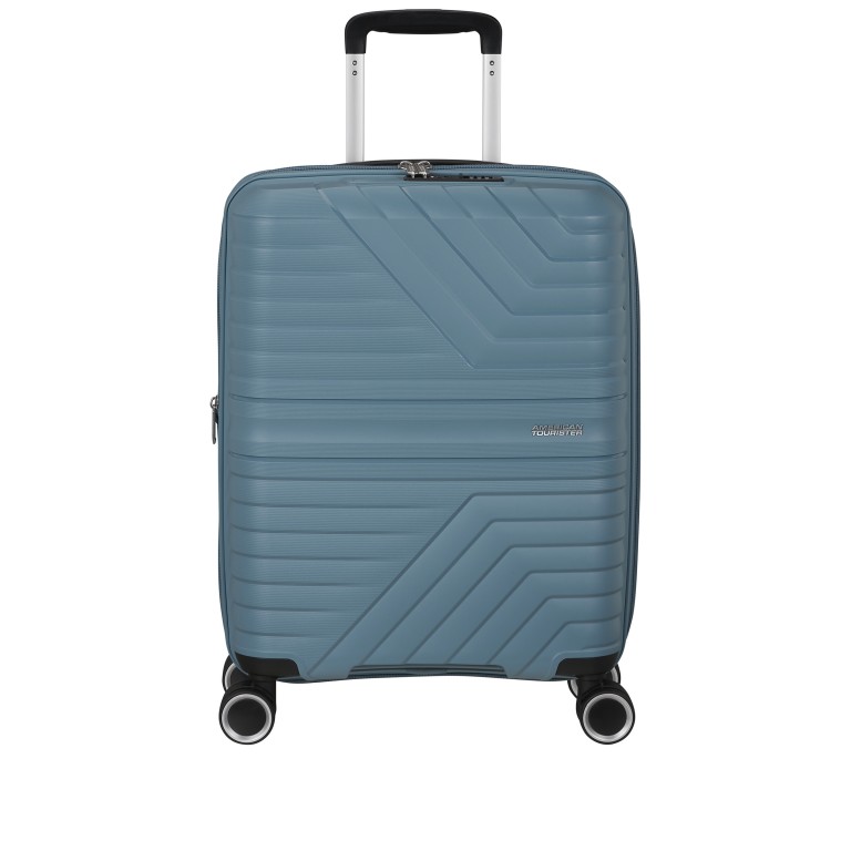 Koffer Flytwist Spinner 55 erweiterbar Storm Blue, Farbe: blau/petrol, Marke: American Tourister, EAN: 5400520329394, Abmessungen in cm: 40x55x20, Bild 2 von 15
