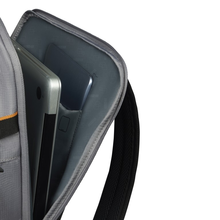 Rucksack Take2Cabin Casual Backpack M mit Laptopfach 15.6 Zoll Dark Grey, Farbe: grau, Marke: American Tourister, EAN: 5400520300935, Abmessungen in cm: 20x45x36, Bild 10 von 15