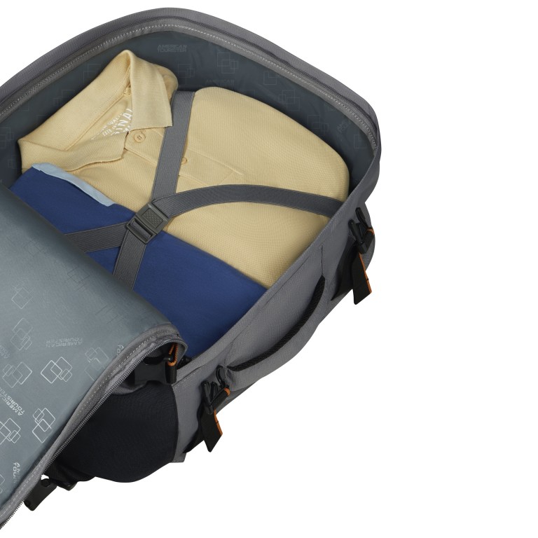 Rucksack Take2Cabin Casual Backpack M mit Laptopfach 15.6 Zoll Dark Grey, Farbe: grau, Marke: American Tourister, EAN: 5400520300935, Abmessungen in cm: 20x45x36, Bild 8 von 15