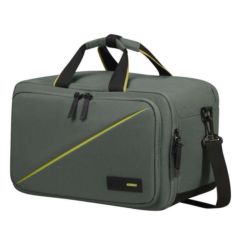 Flugumhänger / Rucksack Take2Cabin 3-Way-Boarding Bag mit Laptopfach 14 Zoll Dark Forest, Farbe: grün/oliv, Marke: American Tourister, EAN: 5400520263797, Abmessungen in cm: 40x25x20, Bild 2 von 14