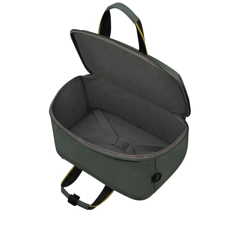 Flugumhänger / Rucksack Take2Cabin 3-Way-Boarding Bag mit Laptopfach 14 Zoll Dark Forest, Farbe: grün/oliv, Marke: American Tourister, EAN: 5400520263797, Abmessungen in cm: 40x25x20, Bild 10 von 14