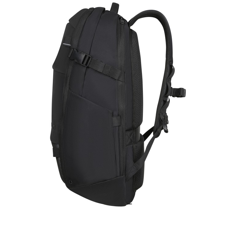Rucksack Pacepro Laptop Backpack 17.3 Zoll erweiterbar Flash Black, Farbe: schwarz, Marke: American Tourister, EAN: 5400520357434, Abmessungen in cm: 33x53x23.5, Bild 3 von 13