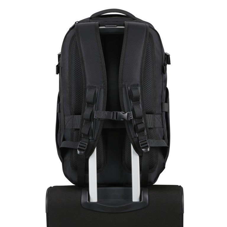 Rucksack Pacepro Laptop Backpack 15.6 Zoll Flash Black, Farbe: schwarz, Marke: American Tourister, EAN: 5400520357441, Abmessungen in cm: 32x50x22.5, Bild 6 von 18