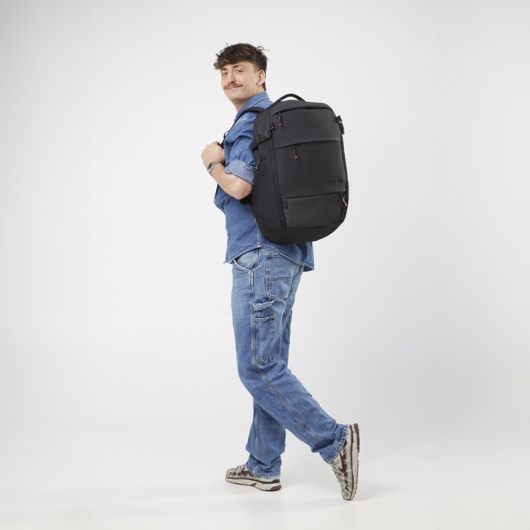 Rucksack Pacepro Laptop Backpack 15.6 Zoll Flash Black, Farbe: schwarz, Marke: American Tourister, EAN: 5400520357441, Abmessungen in cm: 32x50x22.5, Bild 7 von 18