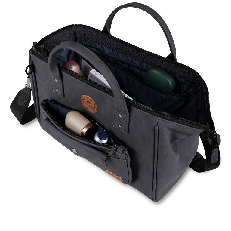 Umhängetasche Crossbody L Le Havre Anthra, Farbe: anthrazit, Marke: Cabaia, EAN: 3667022021962, Abmessungen in cm: 30x22x14, Bild 2 von 7