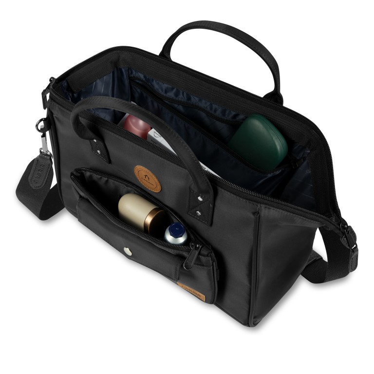 Umhängetasche Crossbody L Schwarz, Farbe: schwarz, Marke: Cabaia, EAN: 3667022021870, Abmessungen in cm: 30x22x14, Bild 2 von 7