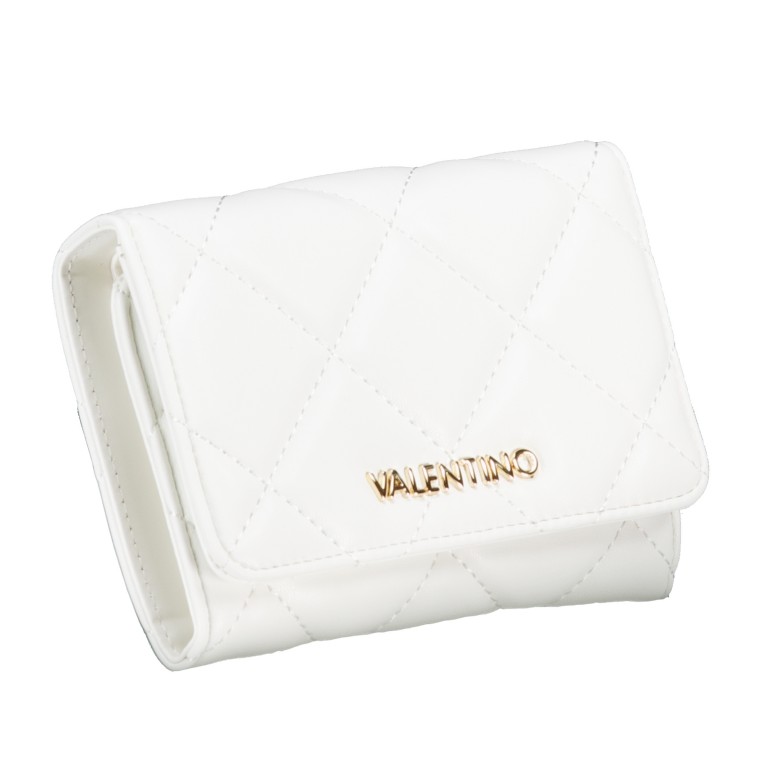 Geldbörse Ocarina Relove Recycle Bianco, Farbe: weiß, Marke: Valentino Bags, EAN: 8054942443304, Abmessungen in cm: 14.7x10x3, Bild 2 von 4