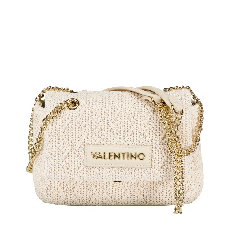 Umhängetasche Ocarina Summer Ecru, Farbe: beige, Marke: Valentino Bags, EAN: 8051941110015, Abmessungen in cm: 19x14x8, Bild 1 von 7