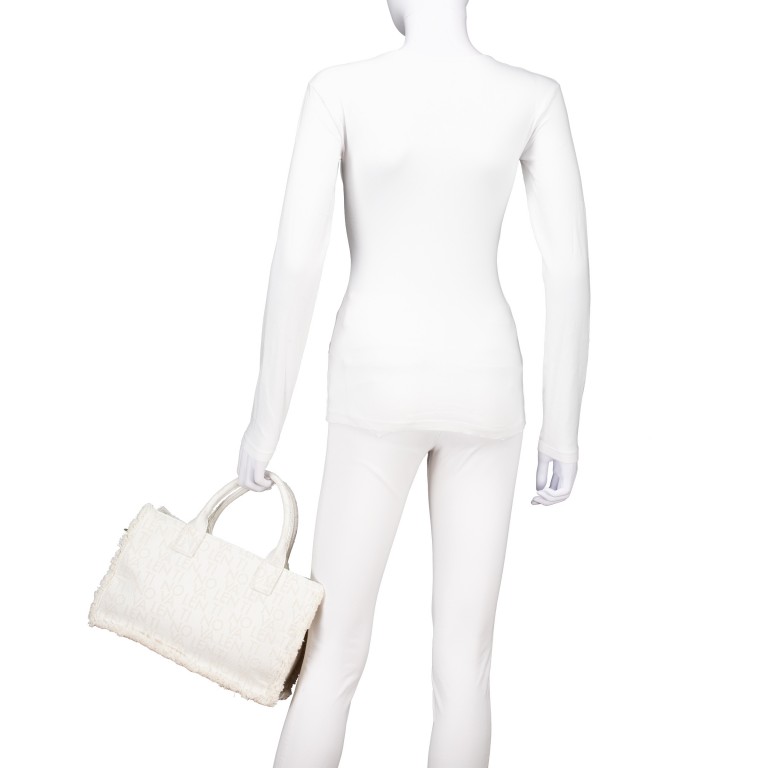 Handtasche Shyla Bianco, Farbe: weiß, Marke: Valentino Bags, EAN: 8051941105707, Abmessungen in cm: 31x22x13, Bild 4 von 7