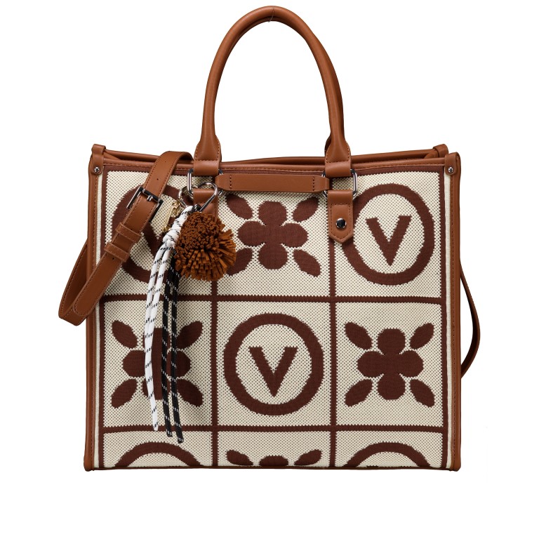 Shopper Tyle Cuoio Multicolor, Farbe: cognac, Marke: Valentino Bags, EAN: 8051941109729, Abmessungen in cm: 35.5x30x16, Bild 1 von 6