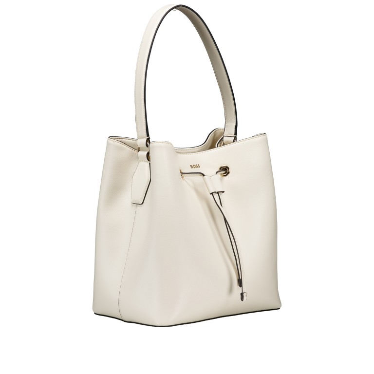 Beuteltasche Sandy Bucket Open White, Farbe: weiß, Marke: BOSS, EAN: 4063548829836, Abmessungen in cm: 25.5x28x17, Bild 2 von 5