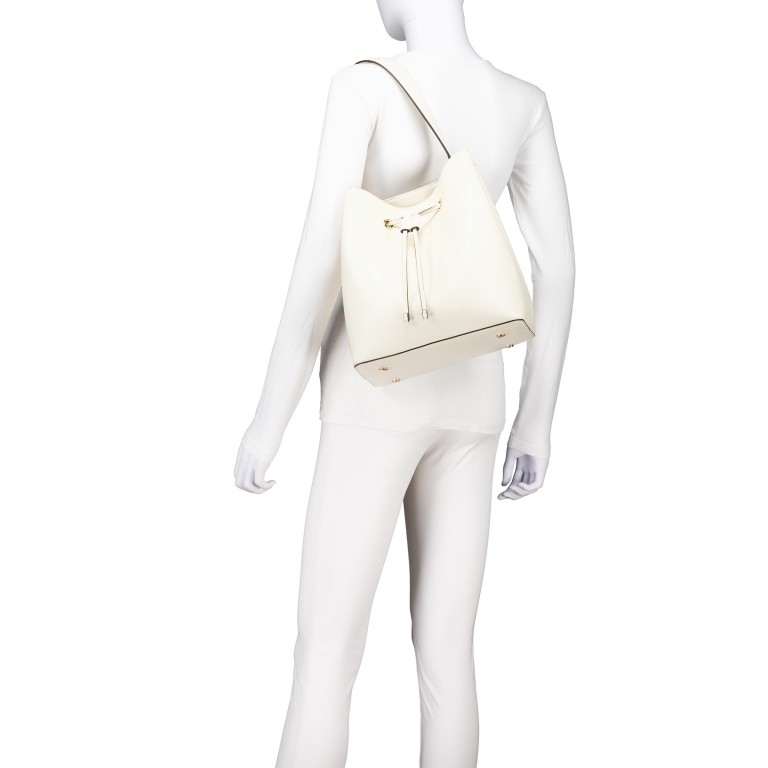 Beuteltasche Sandy Bucket Open White, Farbe: weiß, Marke: BOSS, EAN: 4063548829836, Abmessungen in cm: 25.5x28x17, Bild 4 von 5