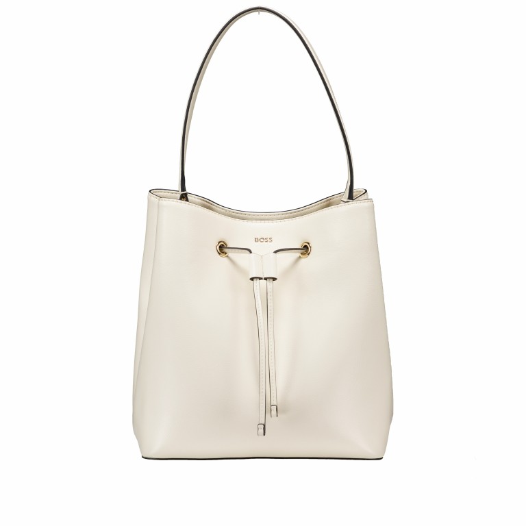 Beuteltasche Sandy Bucket Open White, Farbe: weiß, Marke: BOSS, EAN: 4063548829836, Abmessungen in cm: 25.5x28x17, Bild 1 von 5