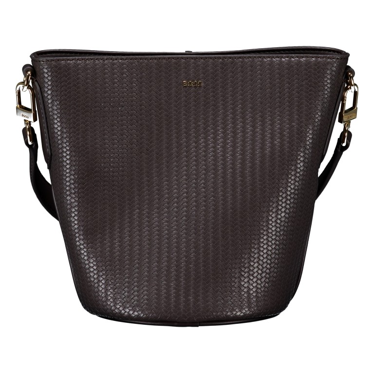 Beuteltasche Anett Bucket Dark Brown, Farbe: braun, Marke: BOSS, EAN: 4063548829126, Abmessungen in cm: 16x22.5x14.5, Bild 3 von 7