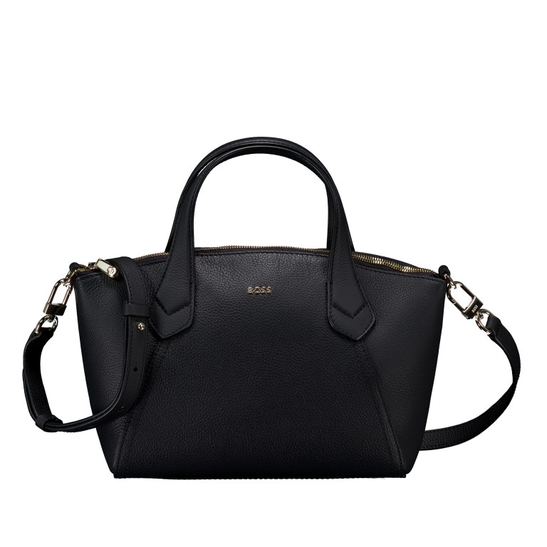 Handtasche Lenah Zip Tote S Black, Farbe: schwarz, Marke: BOSS, EAN: 4063548829478, Abmessungen in cm: 23.5x19x11, Bild 1 von 7