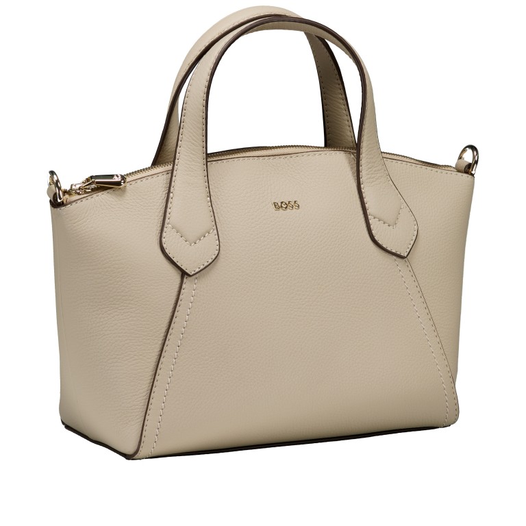 Handtasche Lenah Zip Tote S Light Beige, Farbe: beige, Marke: BOSS, EAN: 4063548829775, Abmessungen in cm: 23.5x19x11, Bild 2 von 7