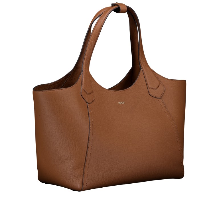 Shopper Lenah New Tote Medium Brown, Farbe: cognac, Marke: BOSS, EAN: 4063548829331, Abmessungen in cm: 33x31x20, Bild 2 von 5