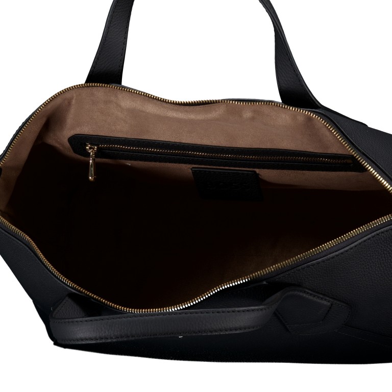 Handtasche Lenah Zip Tote M Black, Farbe: schwarz, Marke: BOSS, EAN: 4063548829348, Abmessungen in cm: 32.5x25x15.5, Bild 7 von 7