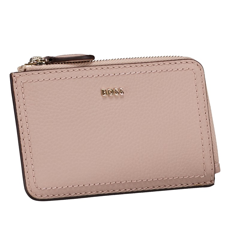 Geldbörse Lenah Zip Cardholder Open Red, Farbe: rosa/pink, Marke: BOSS, EAN: 4063548830757, Abmessungen in cm: 13.5x8.5x1, Bild 2 von 4