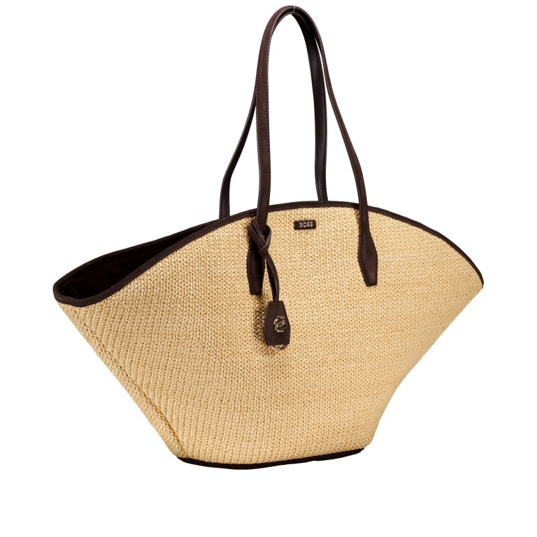 Shopper Numah Tote Maxi Open White, Farbe: cognac, Marke: BOSS, EAN: 4063548829393, Abmessungen in cm: 26x33x15.5, Bild 2 von 5