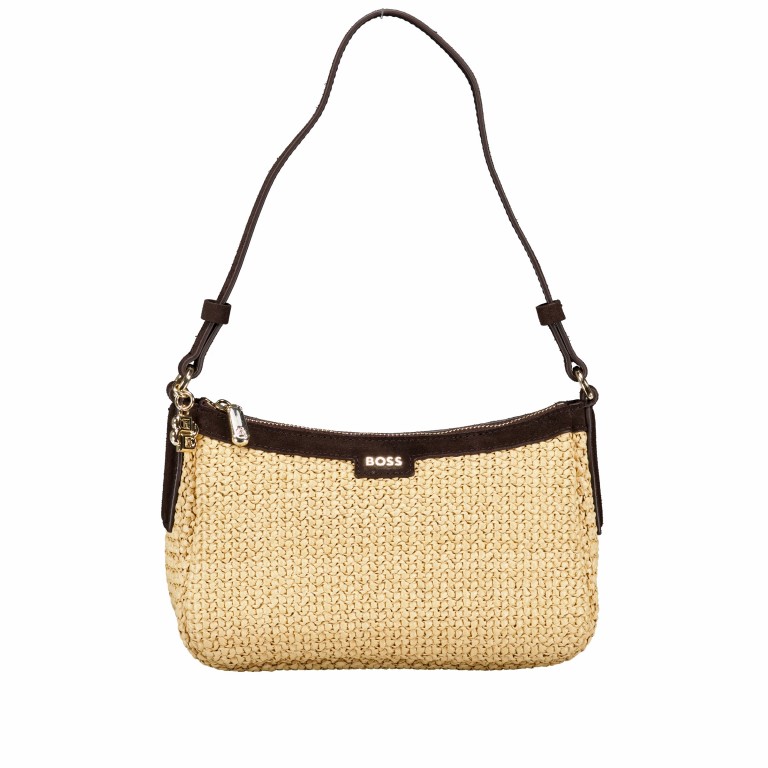 Tasche Numah Hobo Open White, Farbe: cognac, Marke: BOSS, EAN: 4063548829409, Abmessungen in cm: 22.5x14x6.5, Bild 1 von 6