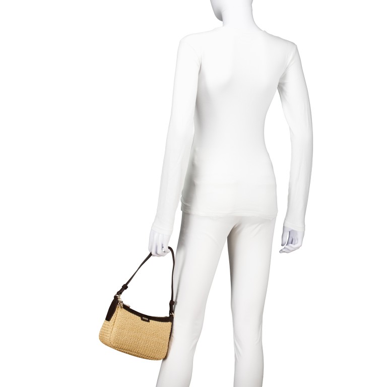 Tasche Numah Hobo Open White, Farbe: cognac, Marke: BOSS, EAN: 4063548829409, Abmessungen in cm: 22.5x14x6.5, Bild 4 von 6