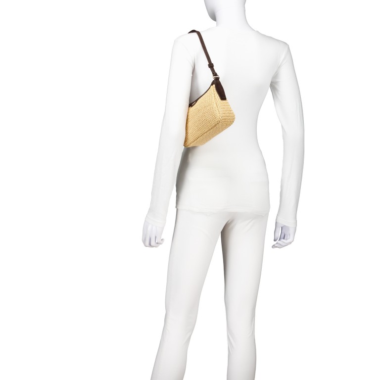 Tasche Numah Hobo Open White, Farbe: cognac, Marke: BOSS, EAN: 4063548829409, Abmessungen in cm: 22.5x14x6.5, Bild 5 von 6
