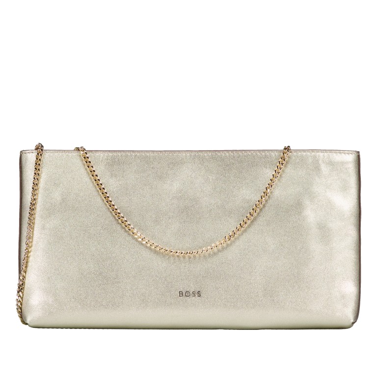 Clutch Revers Gold, Farbe: metallic, Marke: BOSS, EAN: 4063548829454, Abmessungen in cm: 29x16x3, Bild 3 von 6
