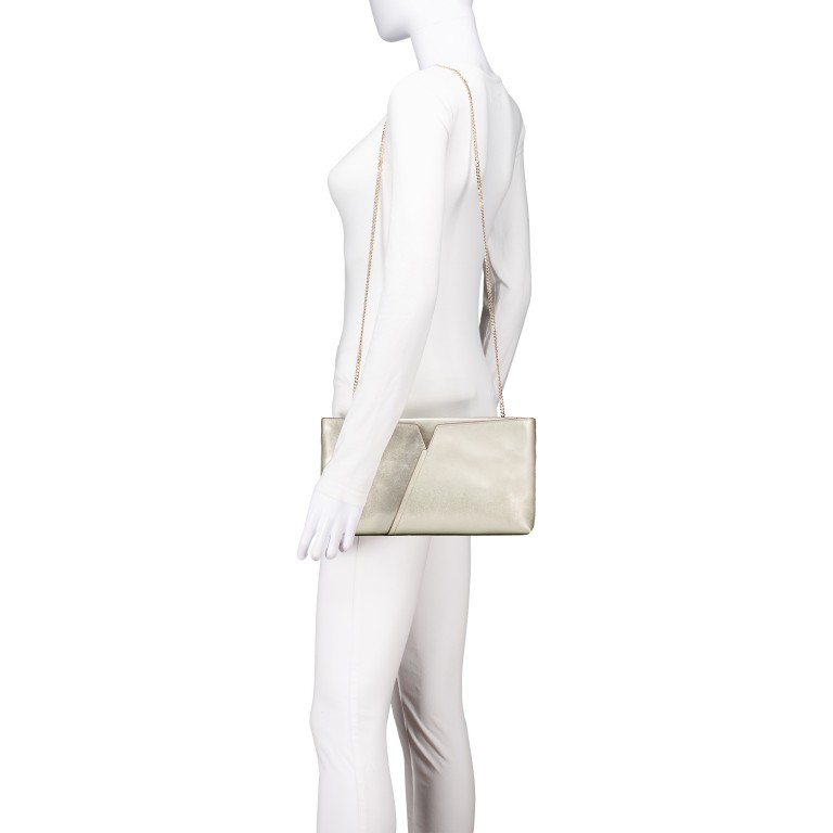 Clutch Revers Gold, Farbe: metallic, Marke: BOSS, EAN: 4063548829454, Abmessungen in cm: 29x16x3, Bild 4 von 6