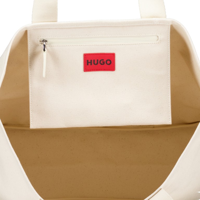 Shopper Becky CPR_Tote Open White, Farbe: beige, Marke: HUGO, EAN: 4063548822615, Abmessungen in cm: 42x34.5x15, Bild 5 von 5