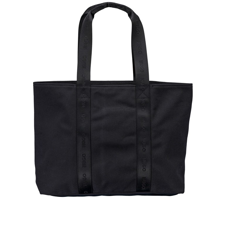 Shopper Becky Tote Canvas Black, Farbe: schwarz, Marke: HUGO, EAN: 4063548823117, Abmessungen in cm: 42x34.5x15, Bild 3 von 5