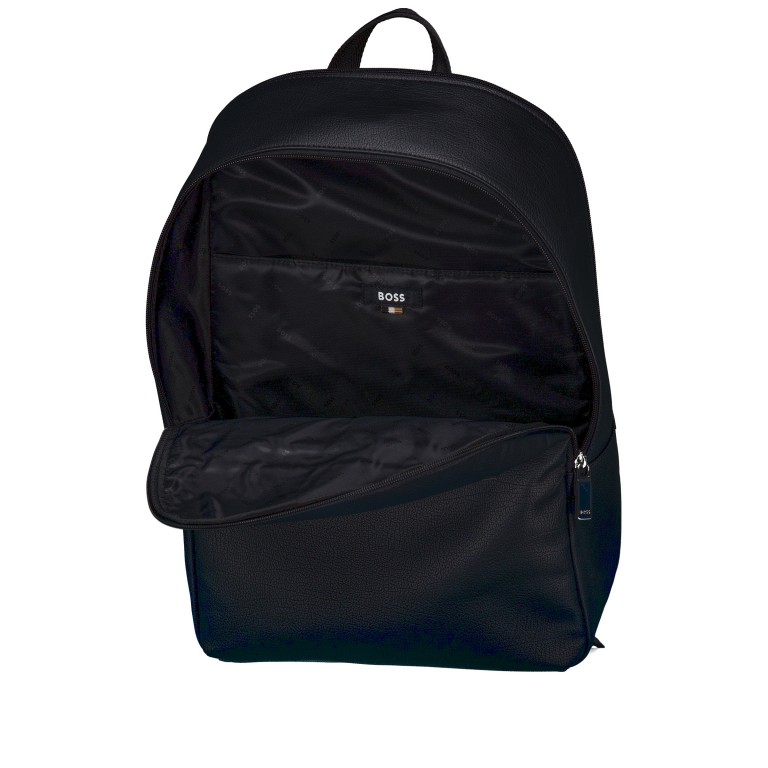 Rucksack Lewys Backpack SCHWARZ/Black, Farbe: schwarz, Marke: BOSS, EAN: 4063548834090, Abmessungen in cm: 29x42x16, Bild 6 von 7