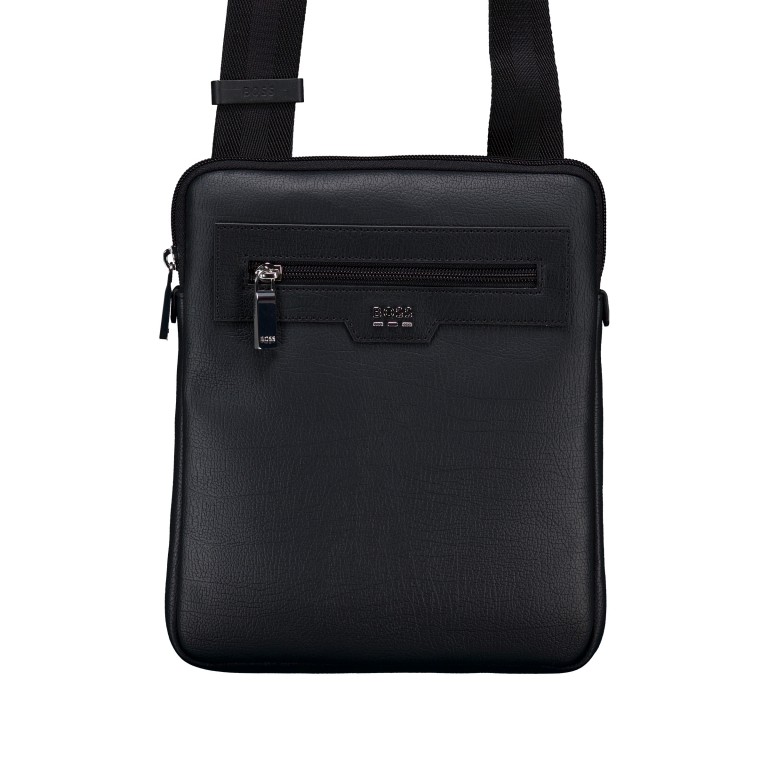 Umhängetasche Lewys Envelope Black, Farbe: schwarz, Marke: BOSS, EAN: 4063548834137, Abmessungen in cm: 21.5x25.5x1.5, Bild 7 von 7