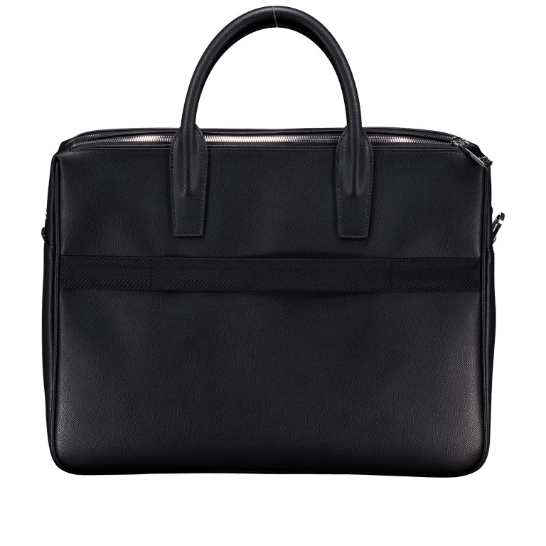 Aktentasche Daxter Double Document Case Black, Farbe: schwarz, Marke: BOSS, EAN: 4063548834496, Abmessungen in cm: 40x30x10, Bild 3 von 6