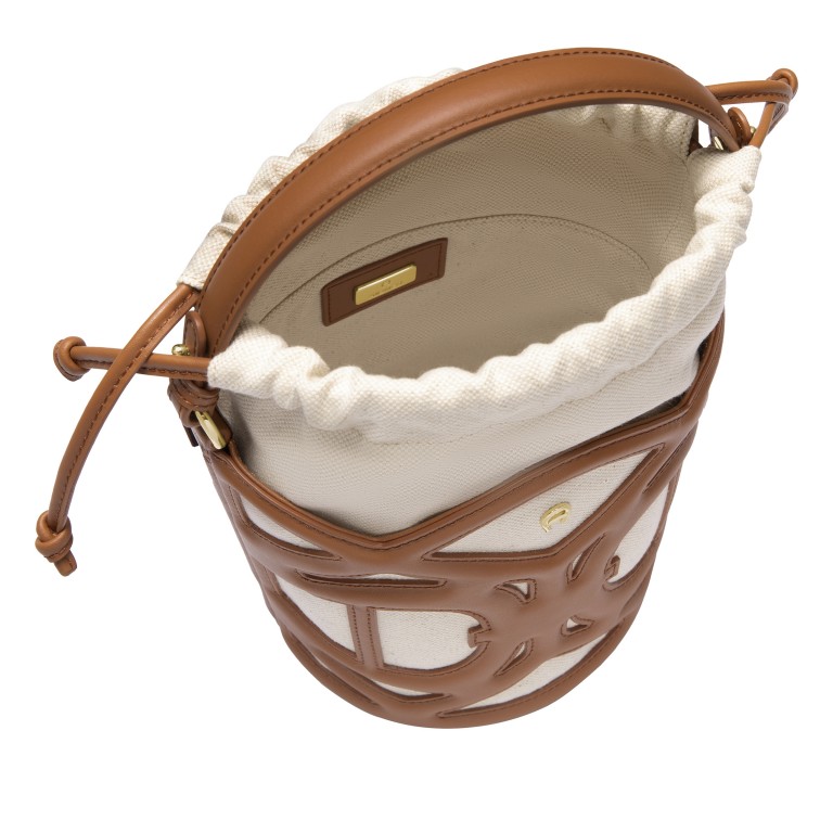 Beuteltasche Azurra S Cognac Brown, Farbe: cognac, Marke: AIGNER, EAN: 4055539681462, Abmessungen in cm: 15.5x17.5x15.5, Bild 6 von 6