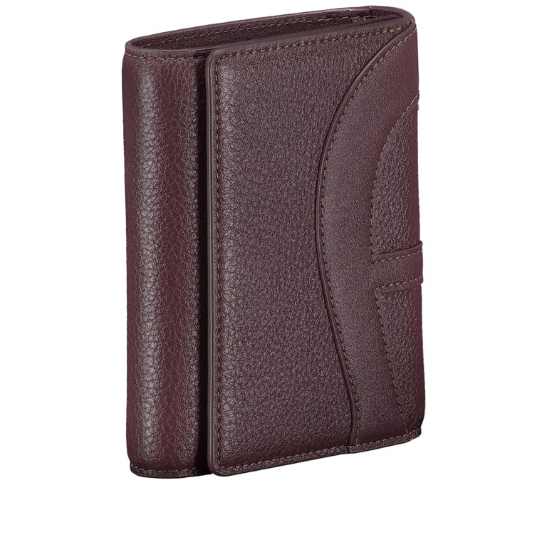 Geldbörse Deborah mit RFID-Schutz Port Red, Farbe: rot/weinrot, Marke: AIGNER, EAN: 4055539683640, Abmessungen in cm: 12x9.5x2, Bild 2 von 5