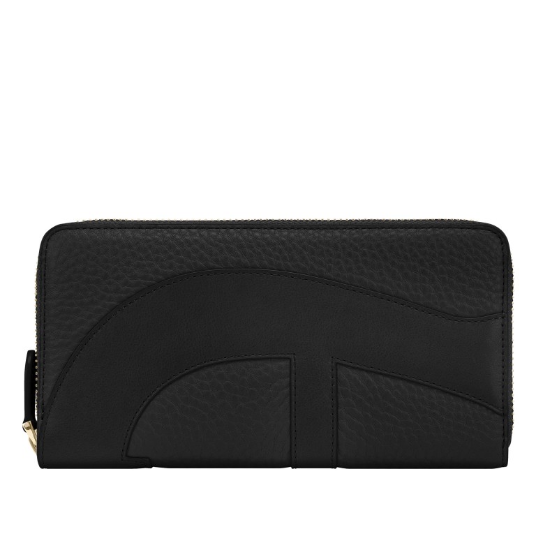Geldbörse Deborah mit RFID-Schutz Black, Farbe: schwarz, Marke: AIGNER, EAN: 4055539684081, Abmessungen in cm: 19x10x2.5, Bild 1 von 4