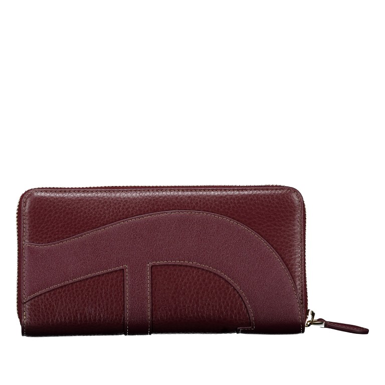 Geldbörse Deborah mit RFID-Schutz Port Red, Farbe: rot/weinrot, Marke: AIGNER, EAN: 4055539684111, Abmessungen in cm: 19x10x2.5, Bild 3 von 4