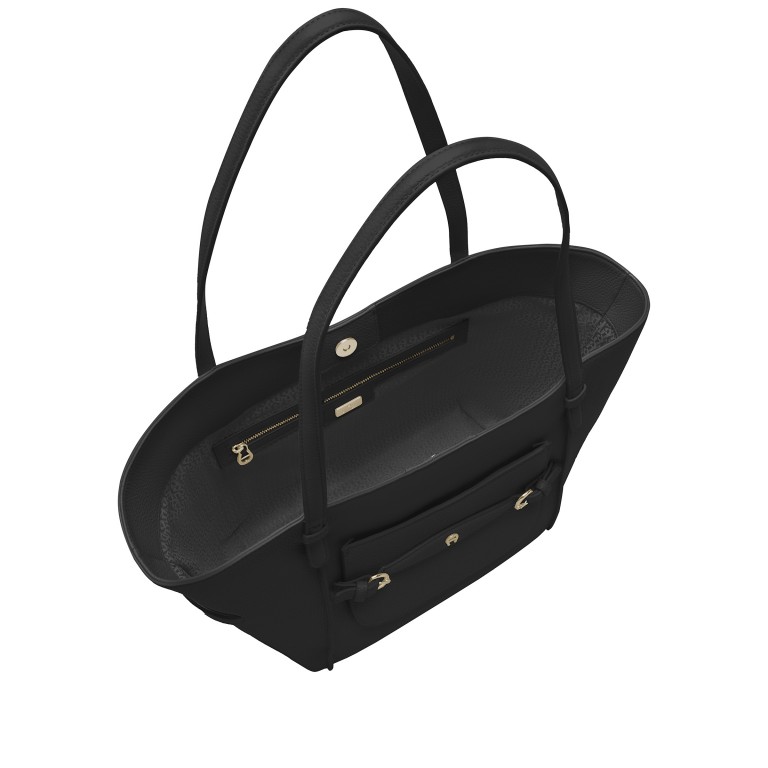 Shopper Cavallo L Black, Farbe: schwarz, Marke: AIGNER, EAN: 4055539681981, Abmessungen in cm: 45x29x14, Bild 5 von 5