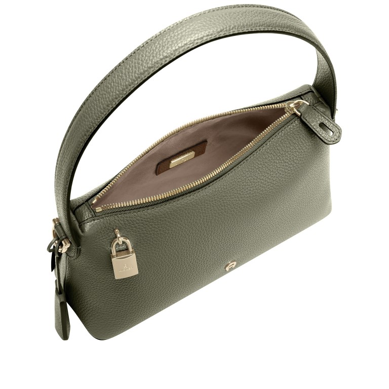 Beuteltasche Delia S Moss Green, Farbe: grün/oliv, Marke: AIGNER, EAN: 4055539681646, Abmessungen in cm: 27x15x9, Bild 7 von 9
