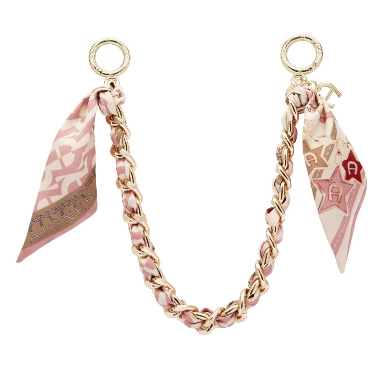 Schulterkette Fashion mit Tuch Morning Rose, Farbe: rosa/pink, Marke: AIGNER, EAN: 4055539685200, Abmessungen in cm: 3x45x1, Bild 1 von 3