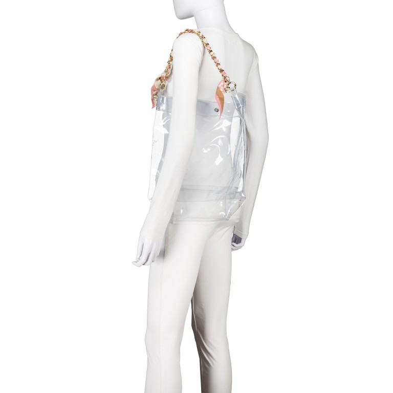 Schulterkette Fashion mit Tuch Morning Rose, Farbe: rosa/pink, Marke: AIGNER, EAN: 4055539685200, Abmessungen in cm: 3x45x1, Bild 2 von 3