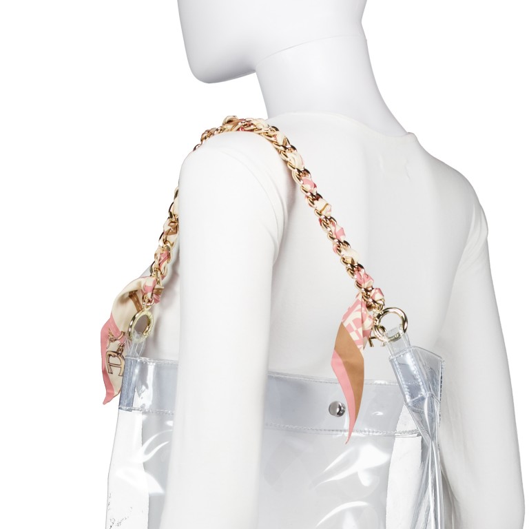 Schulterkette Fashion mit Tuch Morning Rose, Farbe: rosa/pink, Marke: AIGNER, EAN: 4055539685200, Abmessungen in cm: 3x45x1, Bild 3 von 3
