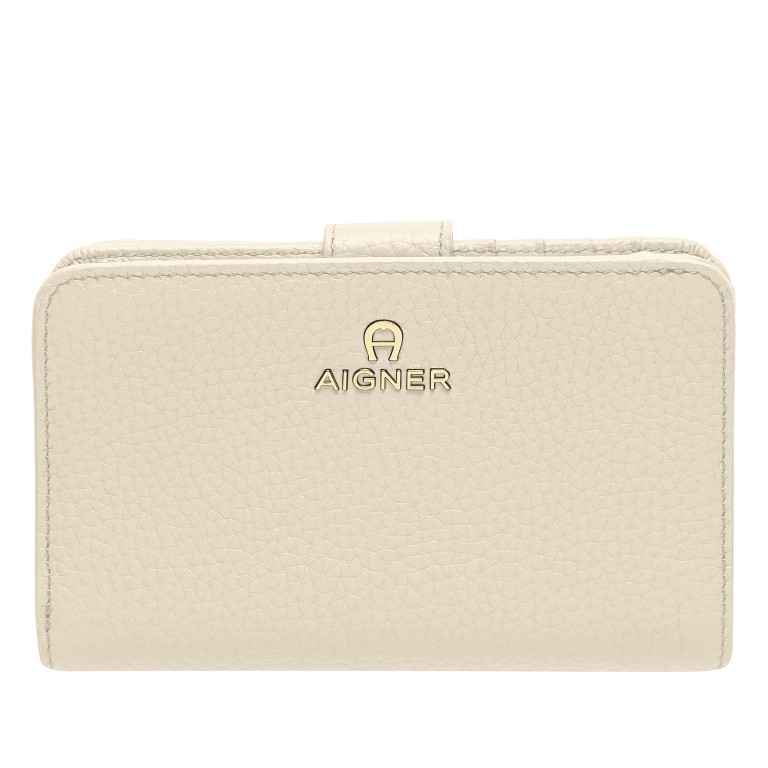 Geldbörse Ivy 152-232 Macadamia White, Farbe: weiß, Marke: AIGNER, EAN: 4055539683718, Abmessungen in cm: 14.3x10x3, Bild 1 von 5