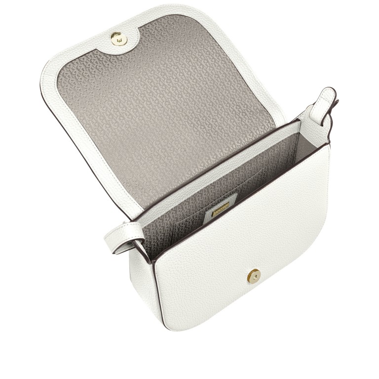 Umhängetasche Pura M Cotton White, Farbe: weiß, Marke: AIGNER, EAN: 4055539679513, Abmessungen in cm: 26x19x9, Bild 5 von 5