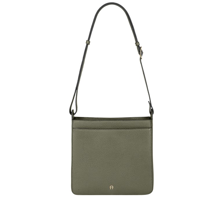 Beuteltasche Pura M Moss Green, Farbe: grün/oliv, Marke: AIGNER, EAN: 4055539681219, Abmessungen in cm: 26x27x8, Bild 2 von 6